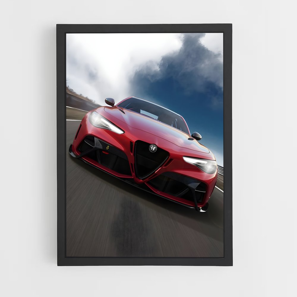 Poster Alfa Fury – affiche Alfa Romeo (vue 2)